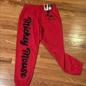Freeze Red Mickey Mouse Joggers